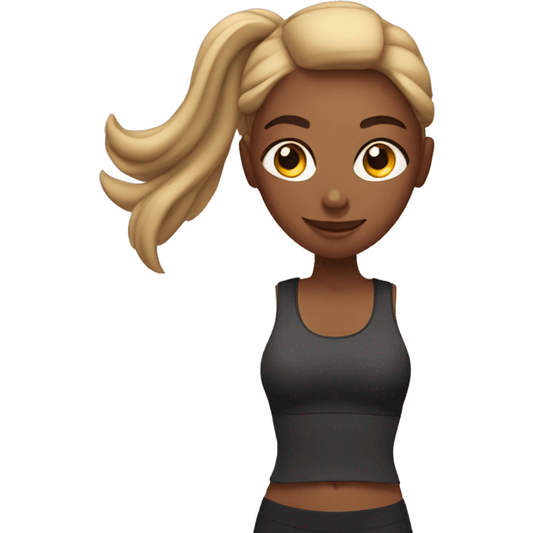 Fitness girl emoji