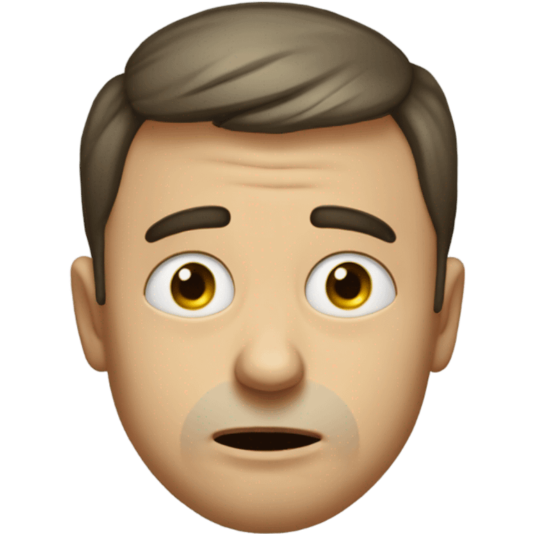 super realistic Zelensky is crying emoji