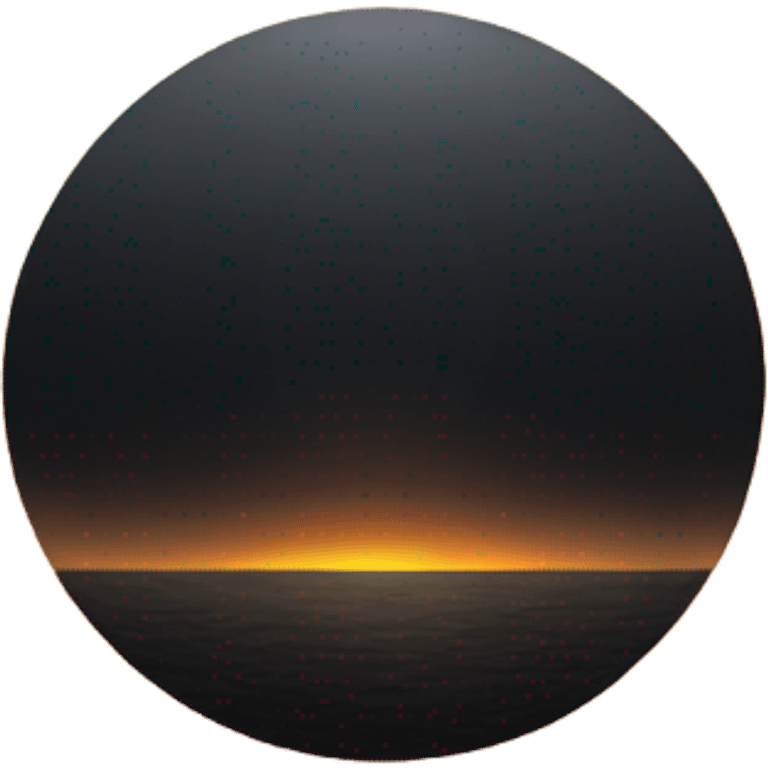 Black sunset  emoji