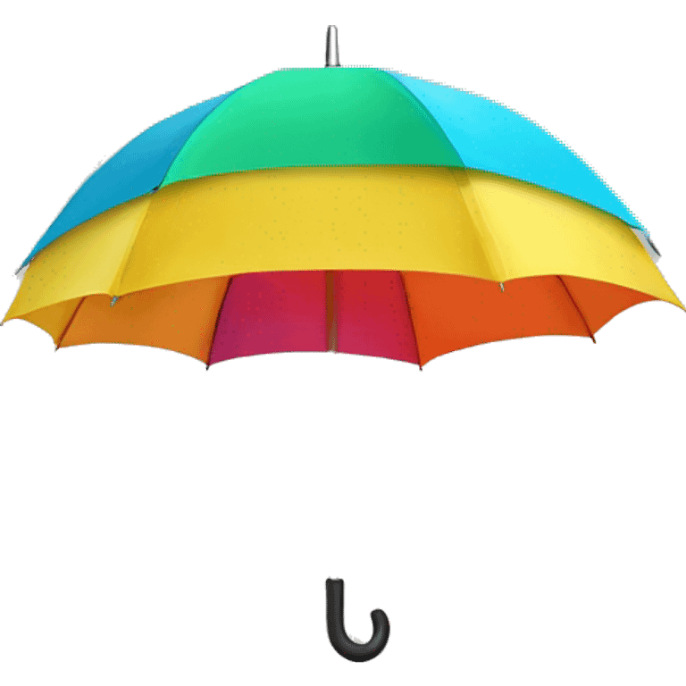 two colorful umbrellas emoji