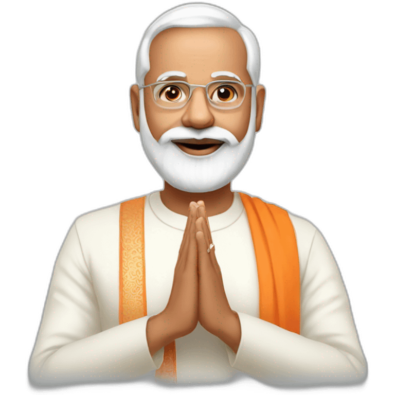 Nared Modi namaste emoji