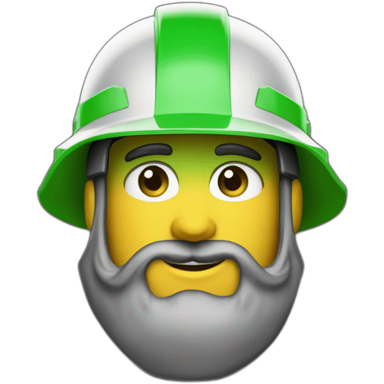 Cedric blanchard TISSEO CONSTRUCTION HELMET and 3 day beard and green eyes emoji