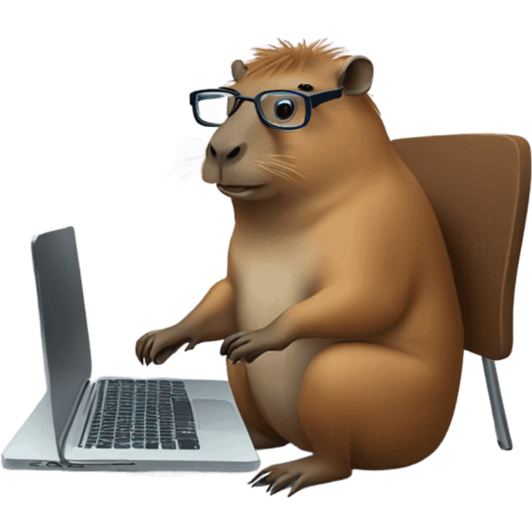 capybara coder emoji