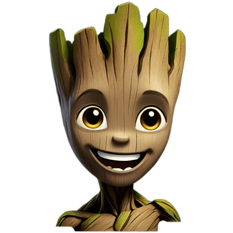 Groot Happy emoji