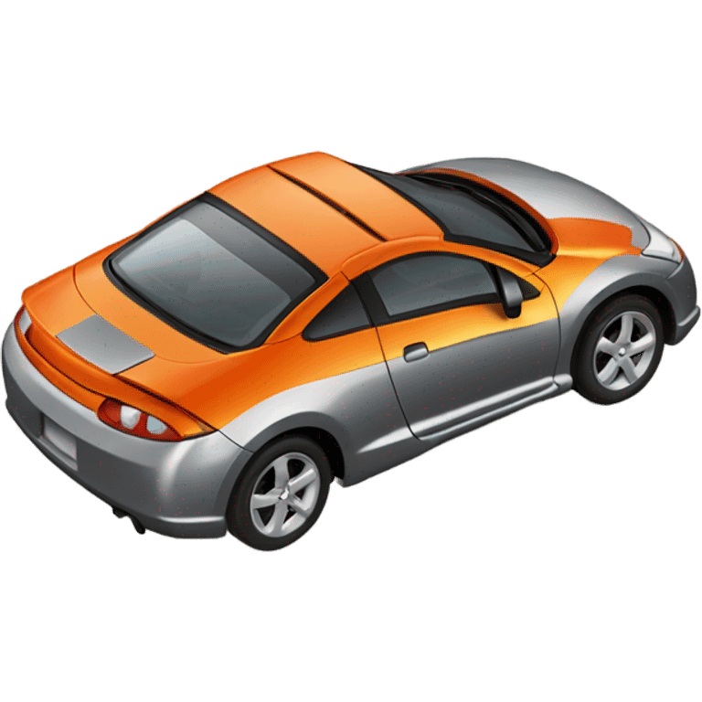 orange fourth gen mitsubishi eclipse emoji