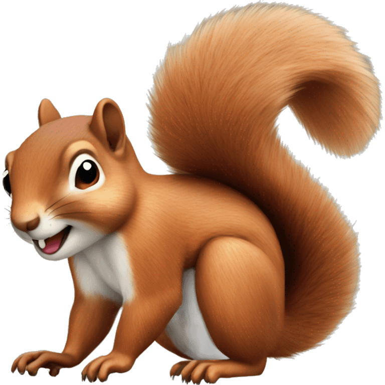 squirrel unamaused emoji