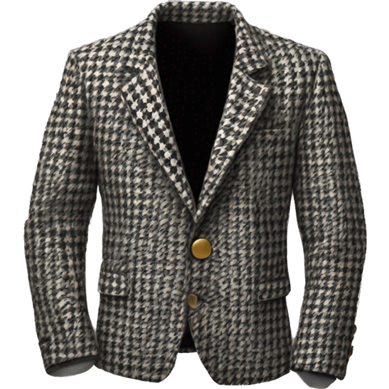 Houndstooth jacket emoji