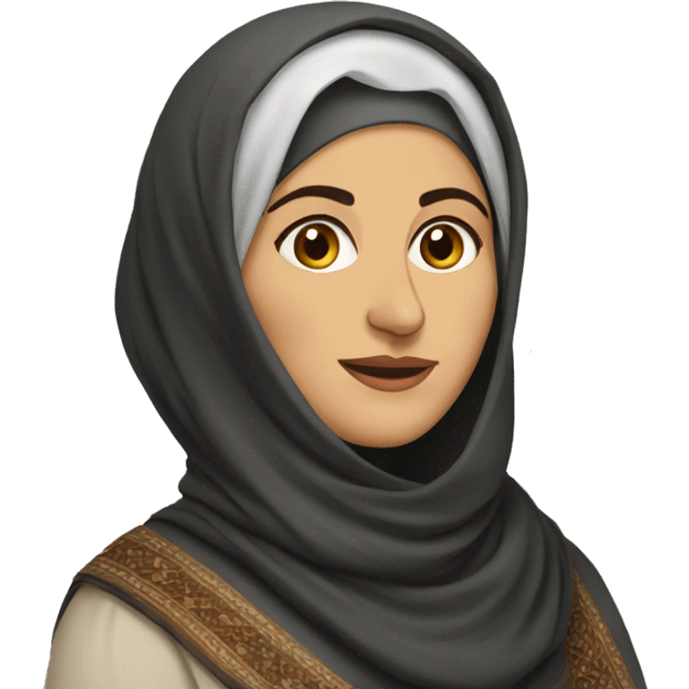 traditional Syrian woman emoji