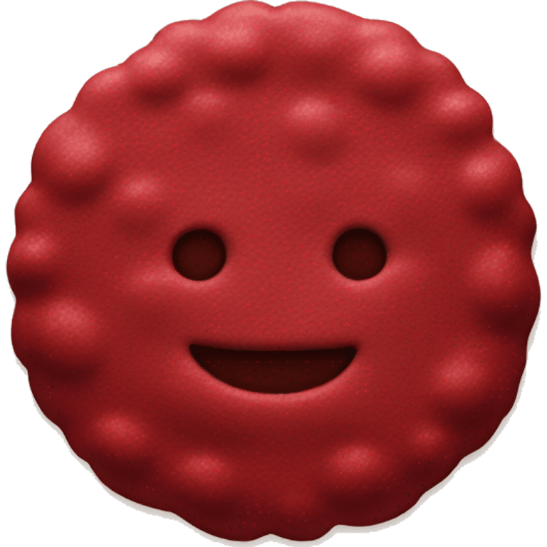 Red velvet cookie  emoji