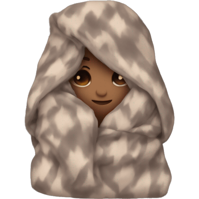 Cozy blanket emoji