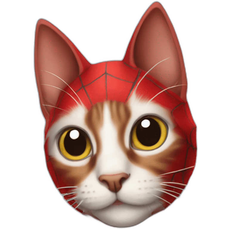 Cat spiderman emoji