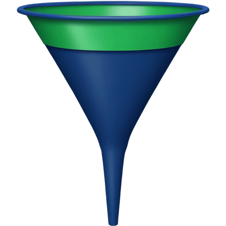 Sales dark blue funnel money emoji