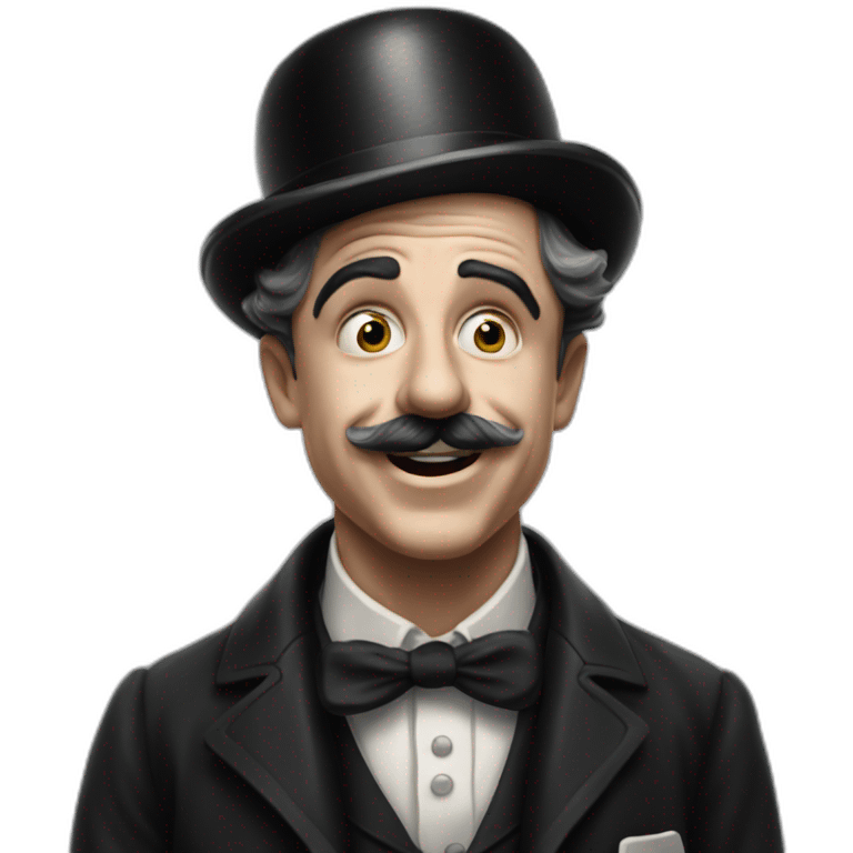 Charlie chaplin emotion emoji