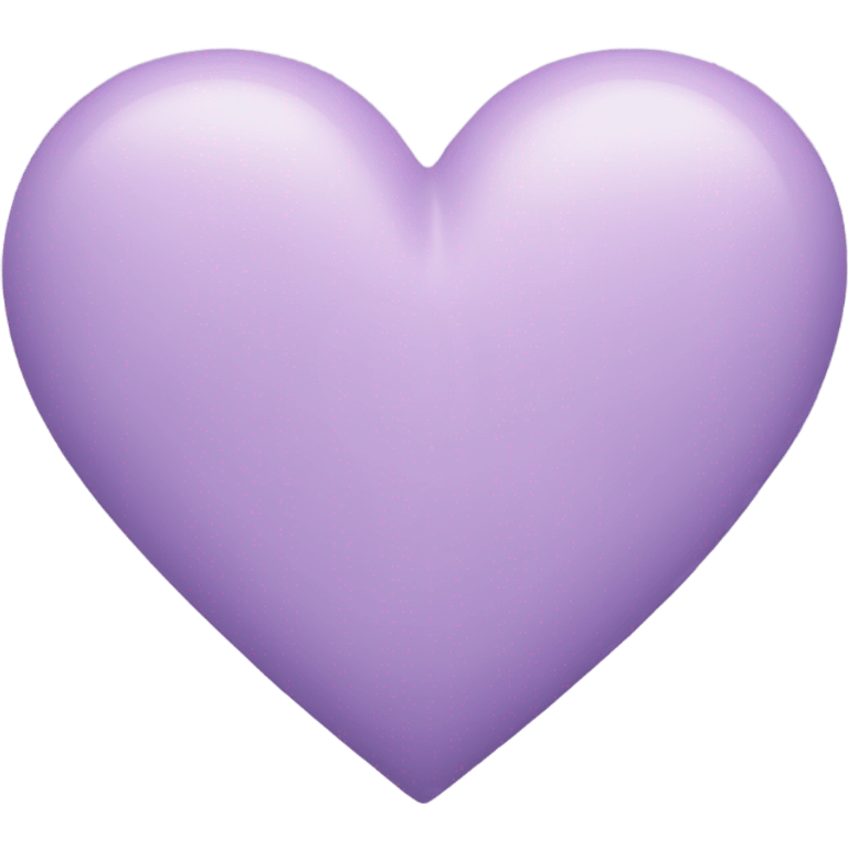 Pastel purple heart  emoji