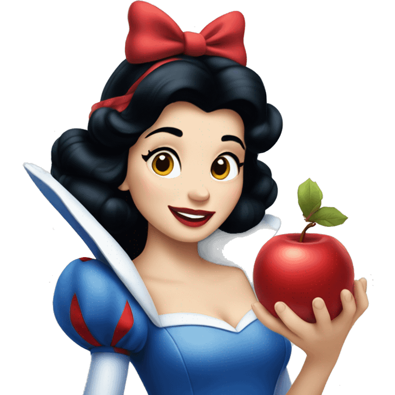 Disney snow white Christmas  emoji