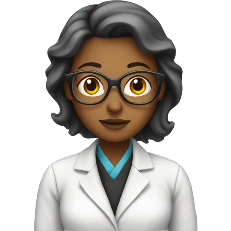 a woman doing research emoji