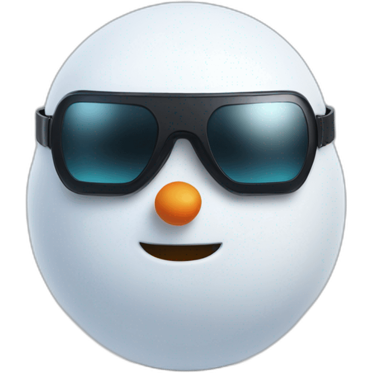 snowman in vr glasses emoji