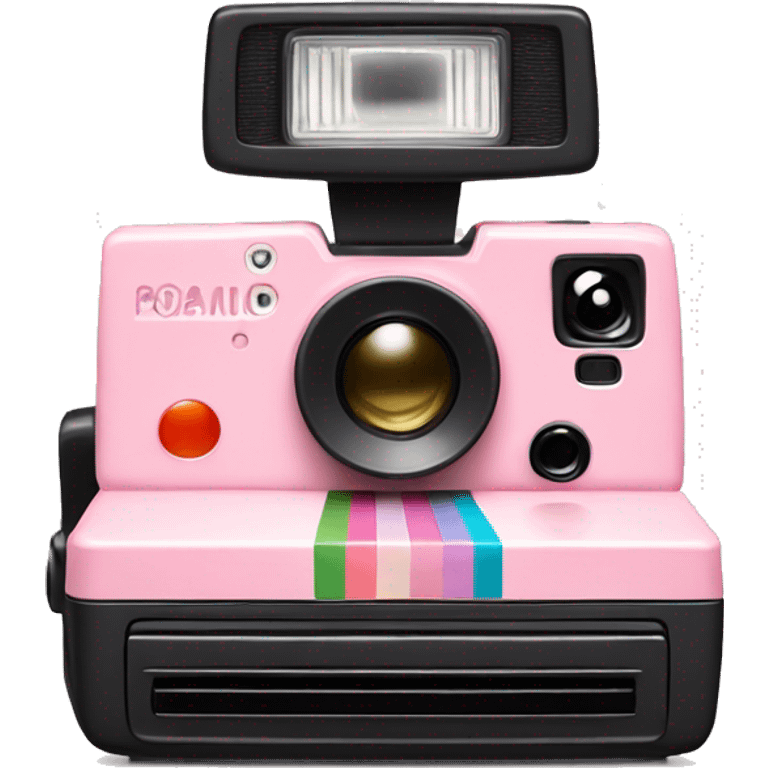 light pink polaroid camera emoji