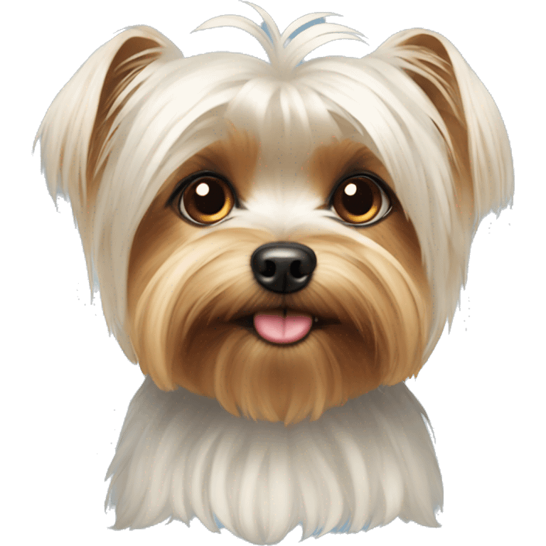 Maltese yorkie emoji