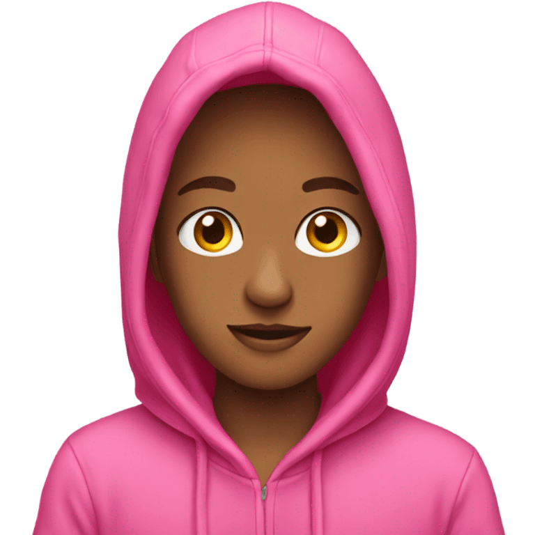 Pink hoodie emoji