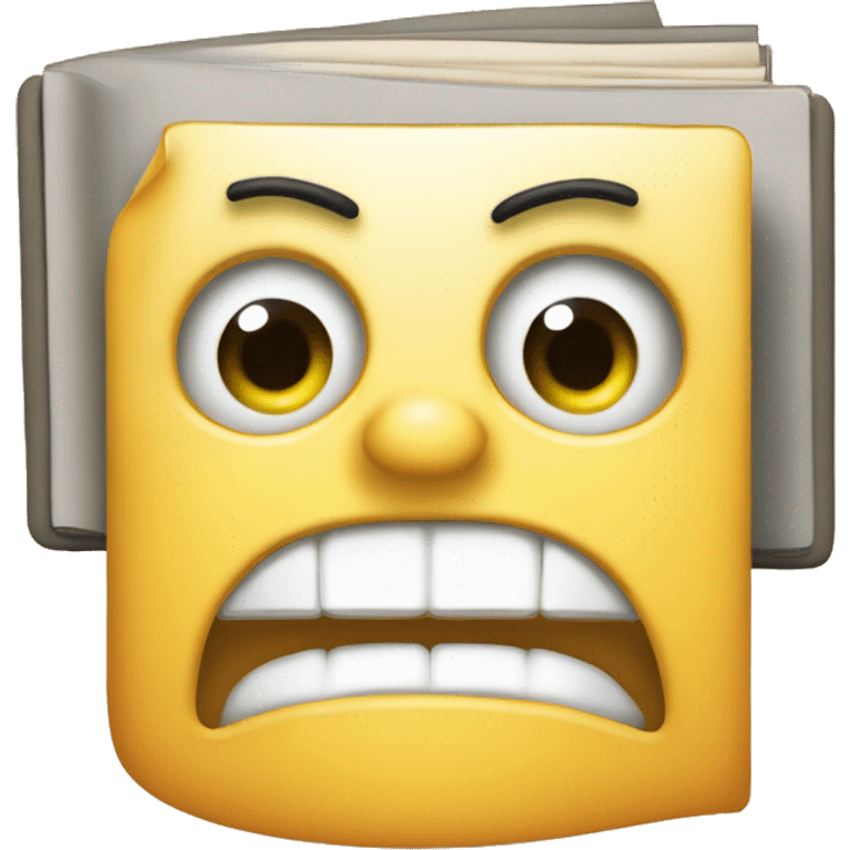 The electronic counterpart of a printed book, which can be viewed on a tablet or e-book reader (e-reader) emoji