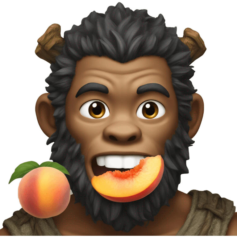 Black Myth: Wukong Eating a Peach emoji