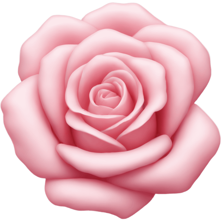 Make a rose in pastel pink colour emoji