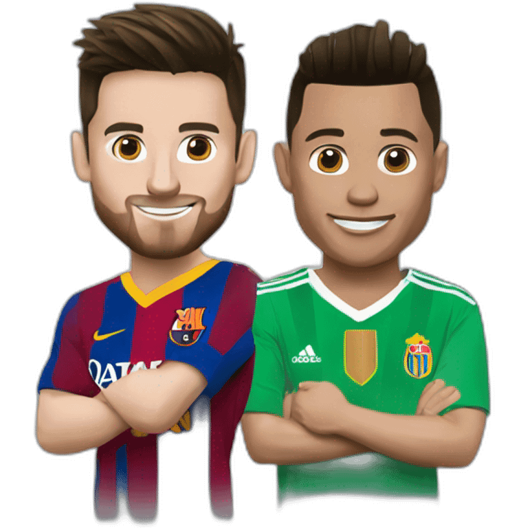 Messi et Ronaldo  emoji