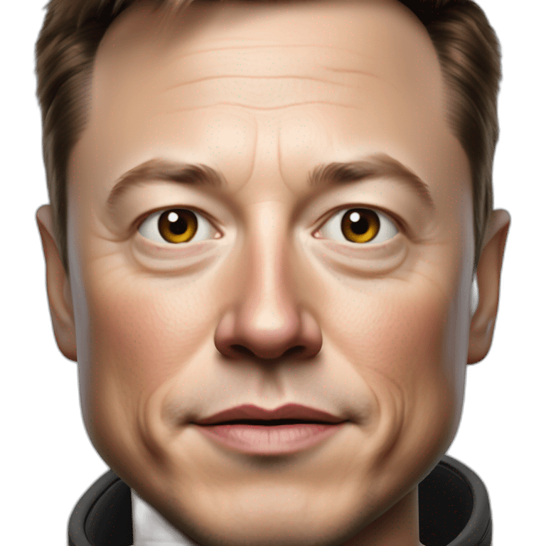 elon musk photo realistic emoji