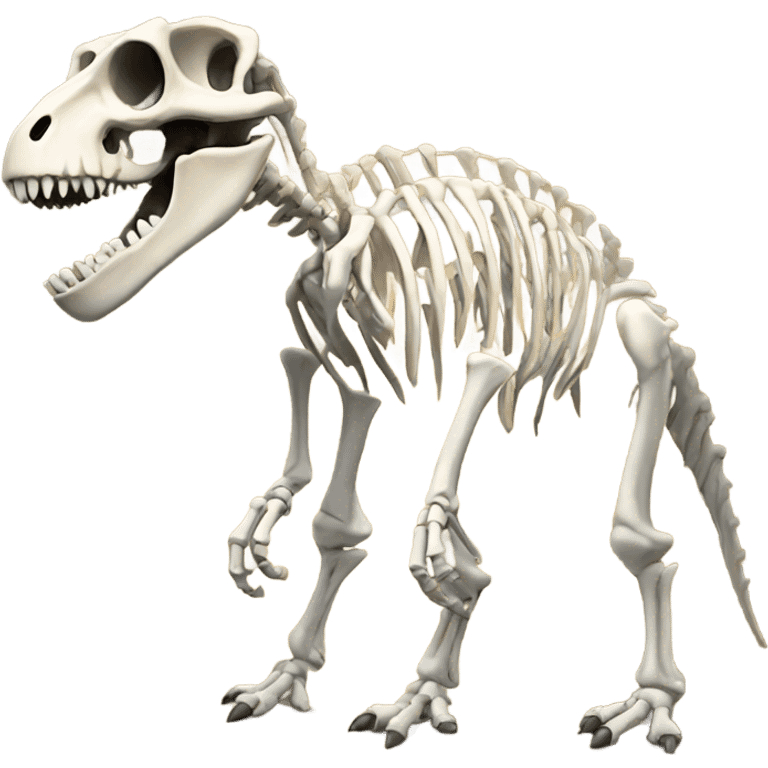 Dinosaur skeleton emoji