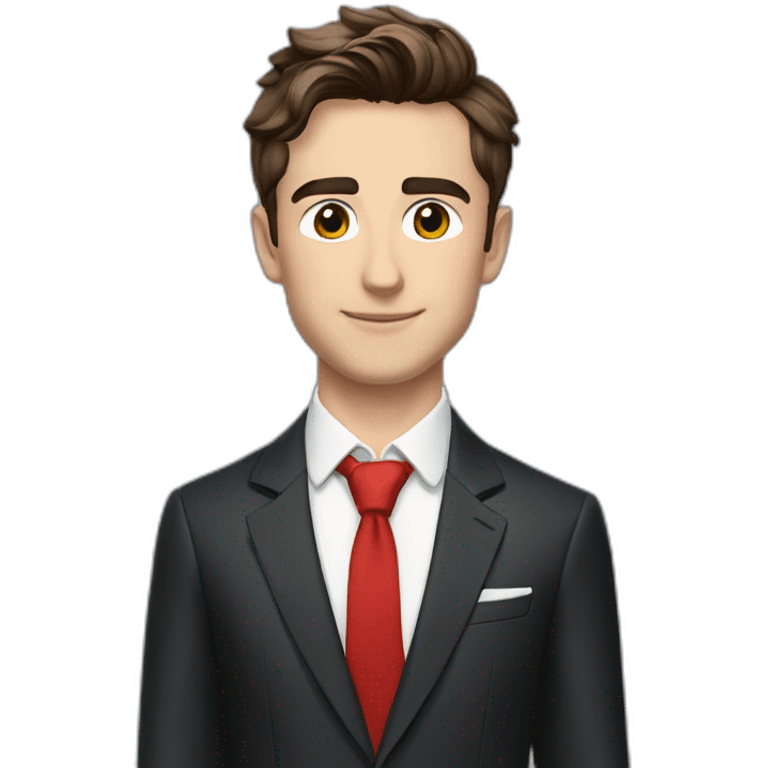 Charles Leclerc in suit emoji