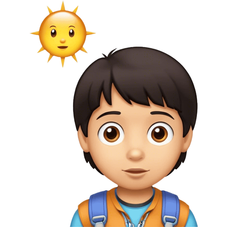 Dora the explorer search for fine boy  emoji