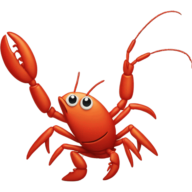 Dancing lobster  emoji