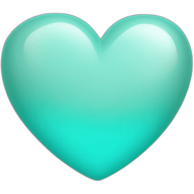 coeurs turquoise emoji