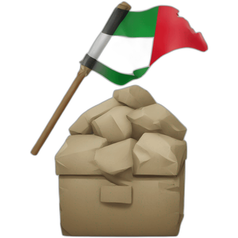 Palestine avec Tunisie emoji