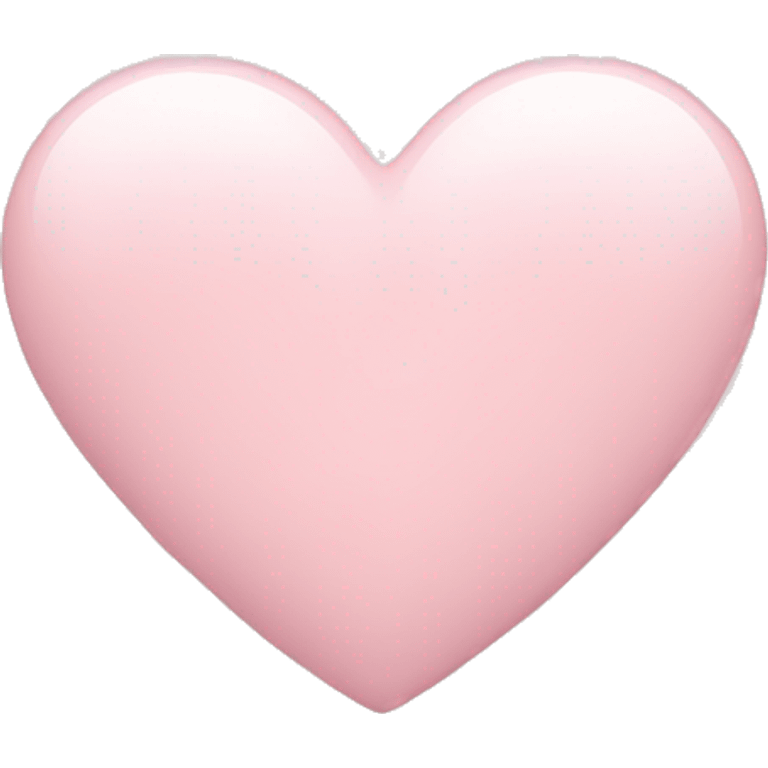 pale pink heart emoji