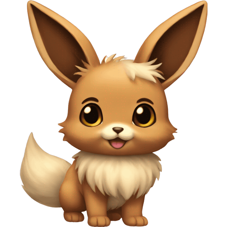 Eevee-Bunny full body emoji