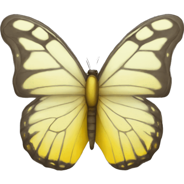 Yellow butterfly emoji