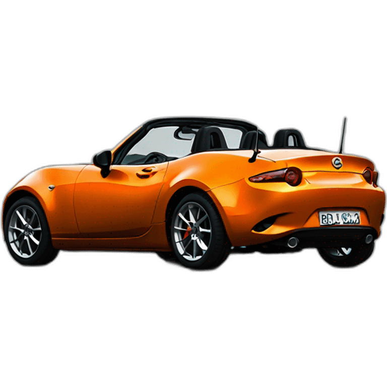 mazda mx5 nb2 orange emoji