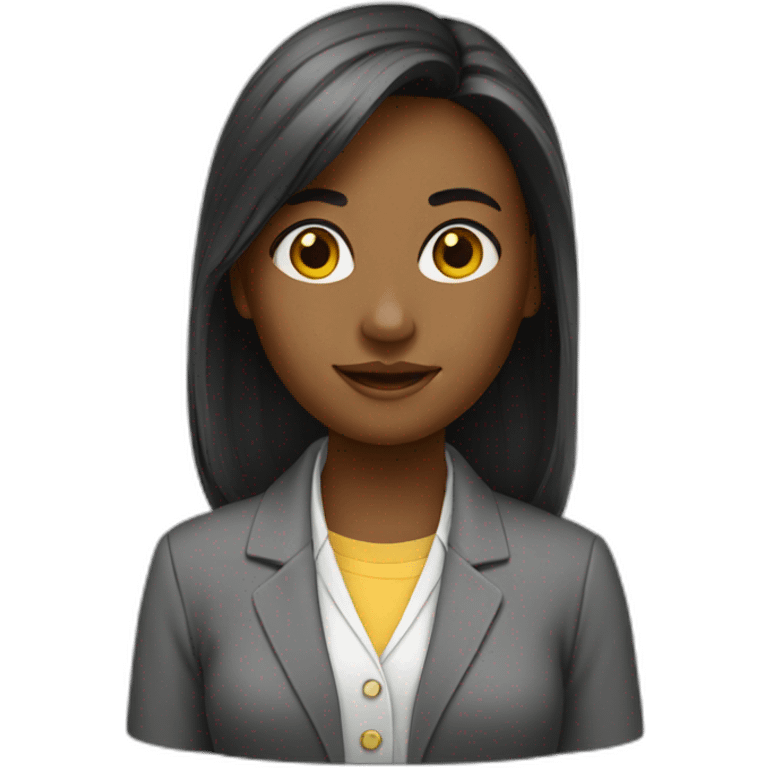 study girl in desk emoji