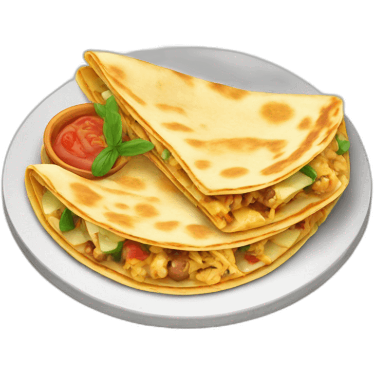 quesadillas dish emoji