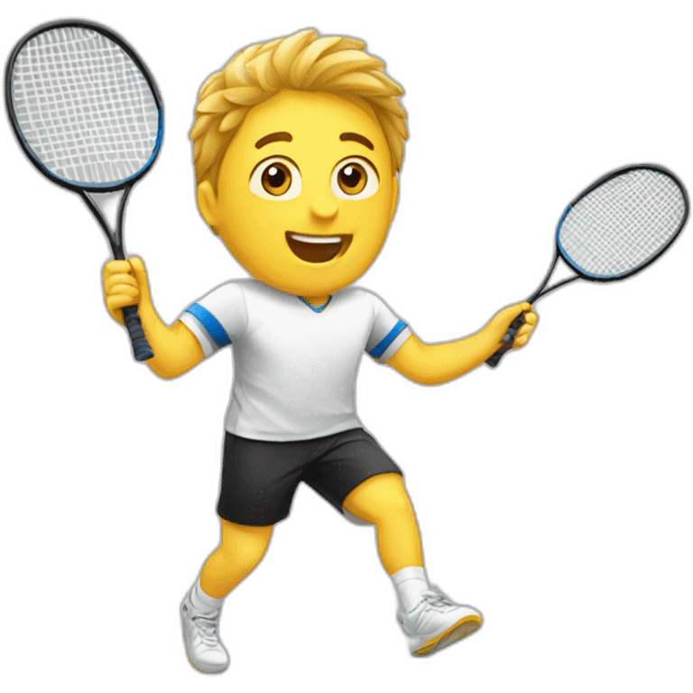 Joueur badminton emoji