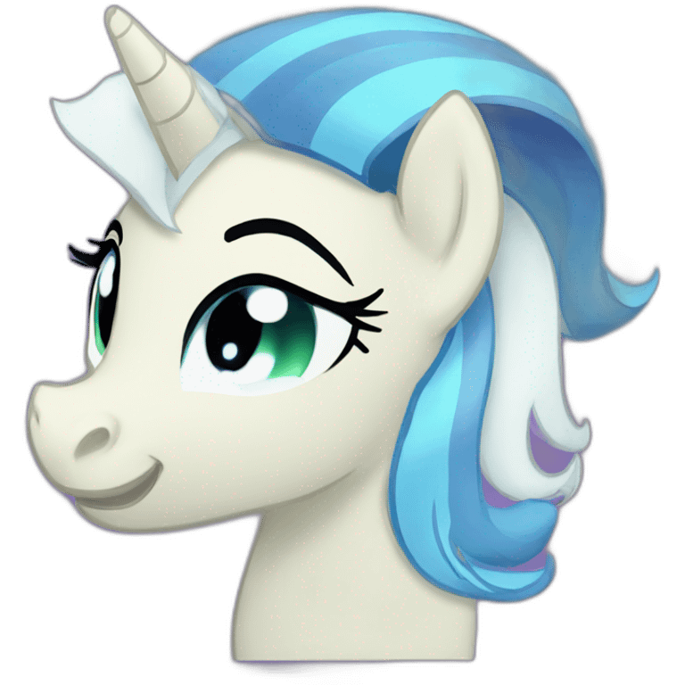 Rarity from my little pony emoji