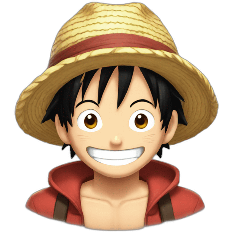 Luffy smille emoji