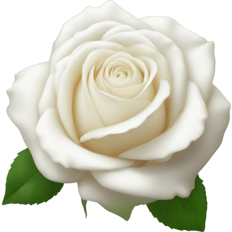 White rose  emoji