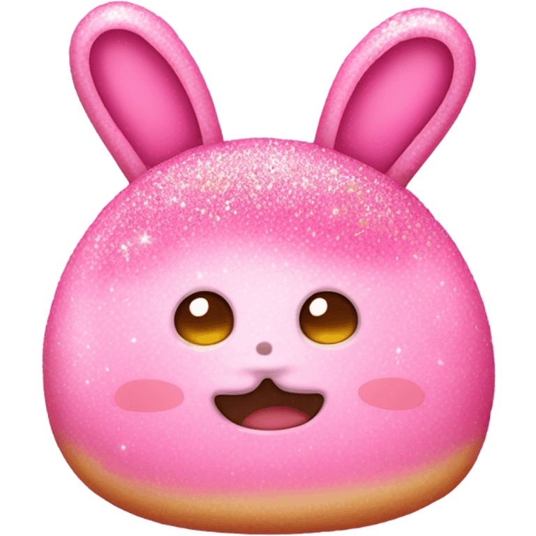 Pink honeybun with glitter  emoji