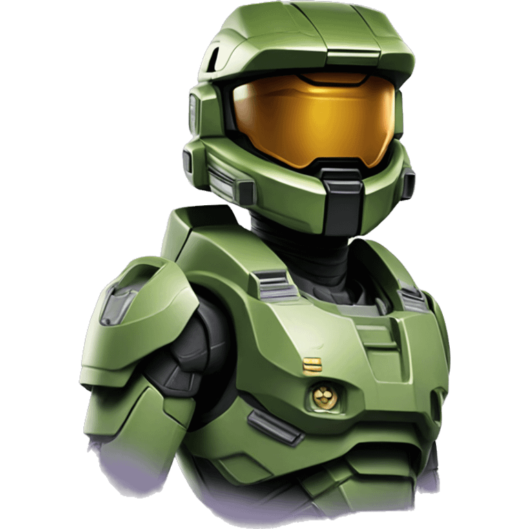 Master Chief in love emoji