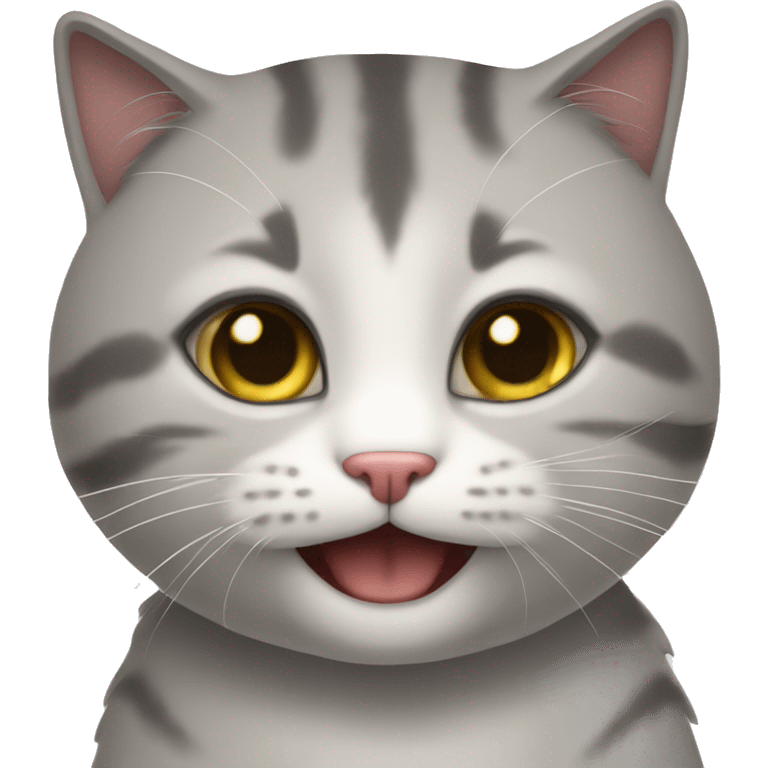 Un chat debile emoji