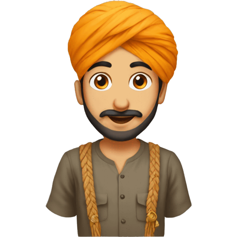 Sardar boy with patka  emoji