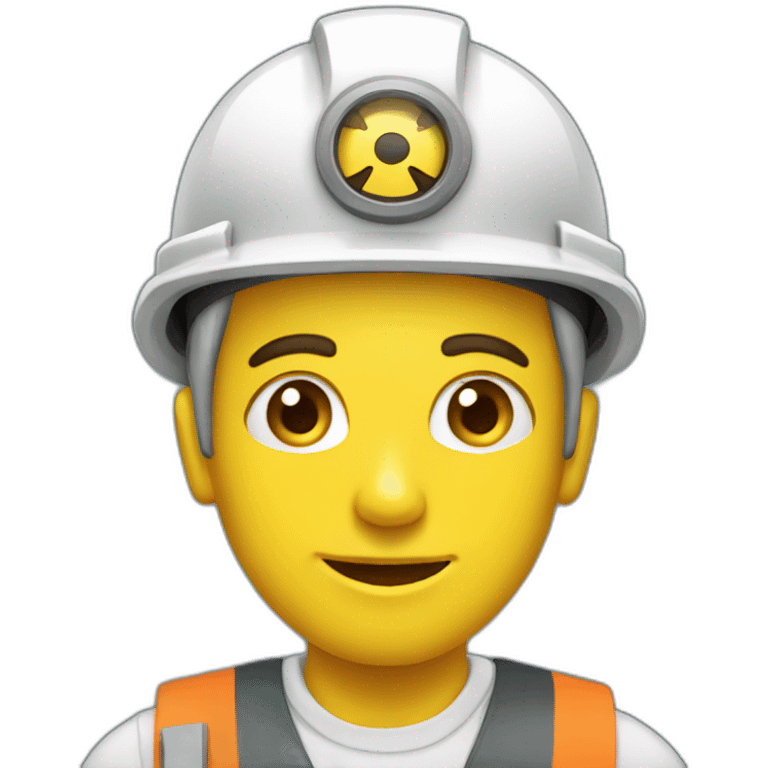 nuclear power plant worker emoji